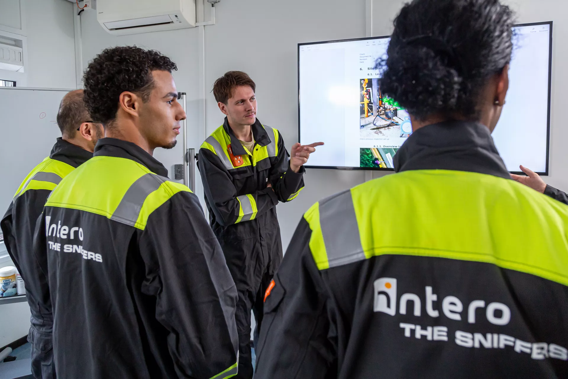 Intero - The Sniffers team discussing